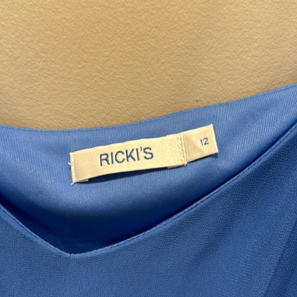 Cerulean Blue Spaghetti Strap Dress - Picture 3 of 3